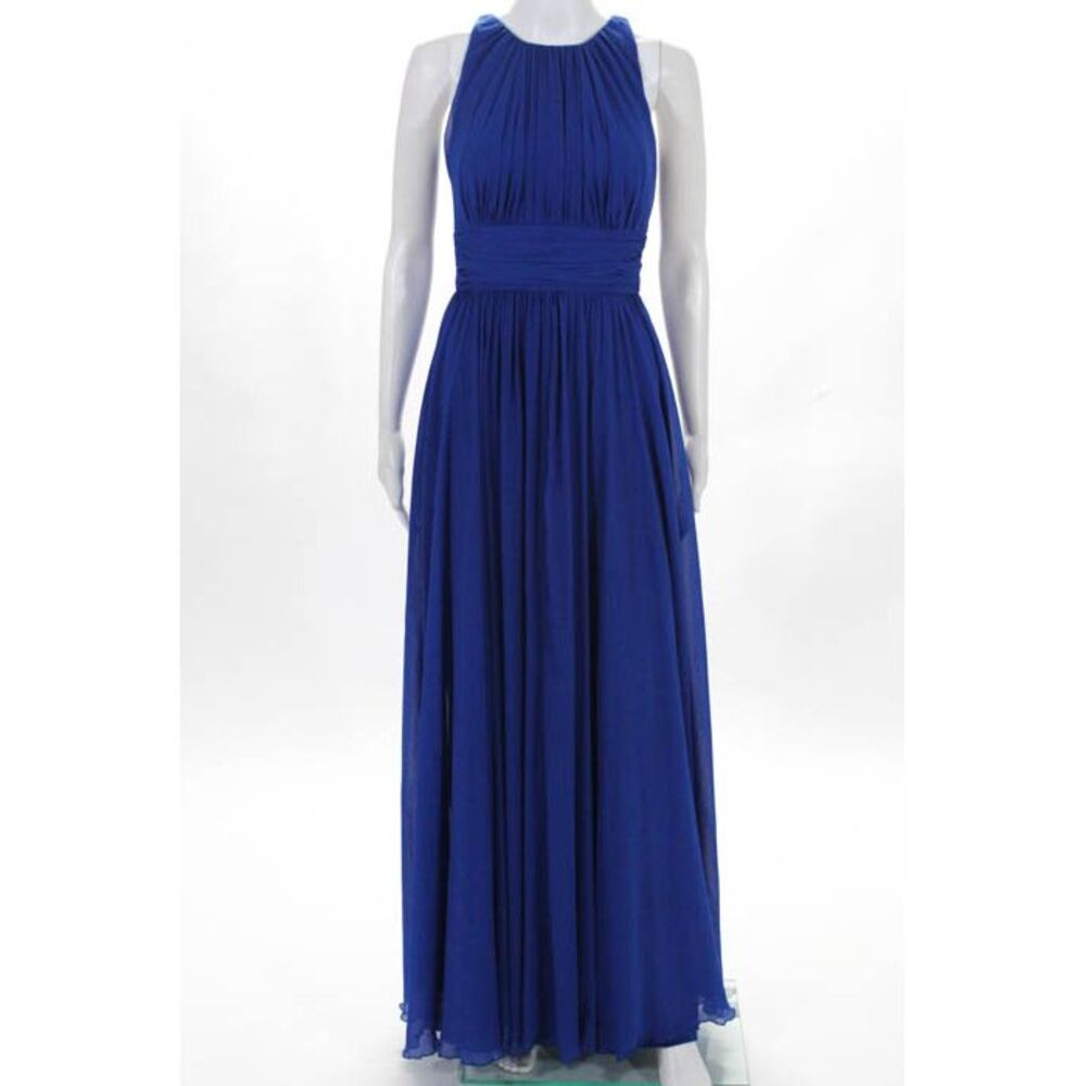 Badgley Mischka Blue Corundum Sapphire Gown Size 0 $790 10416393